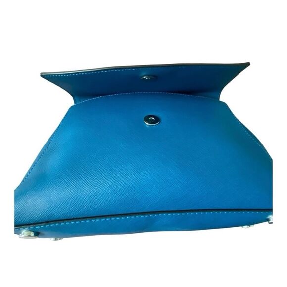 Michael Kors Denim Blue Ava Top Handle Satchel NWOT - Picture 12 of 14